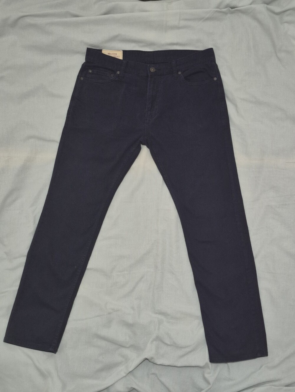 Hollister Men's Slim Straight Dark Blue Chinos 32x30